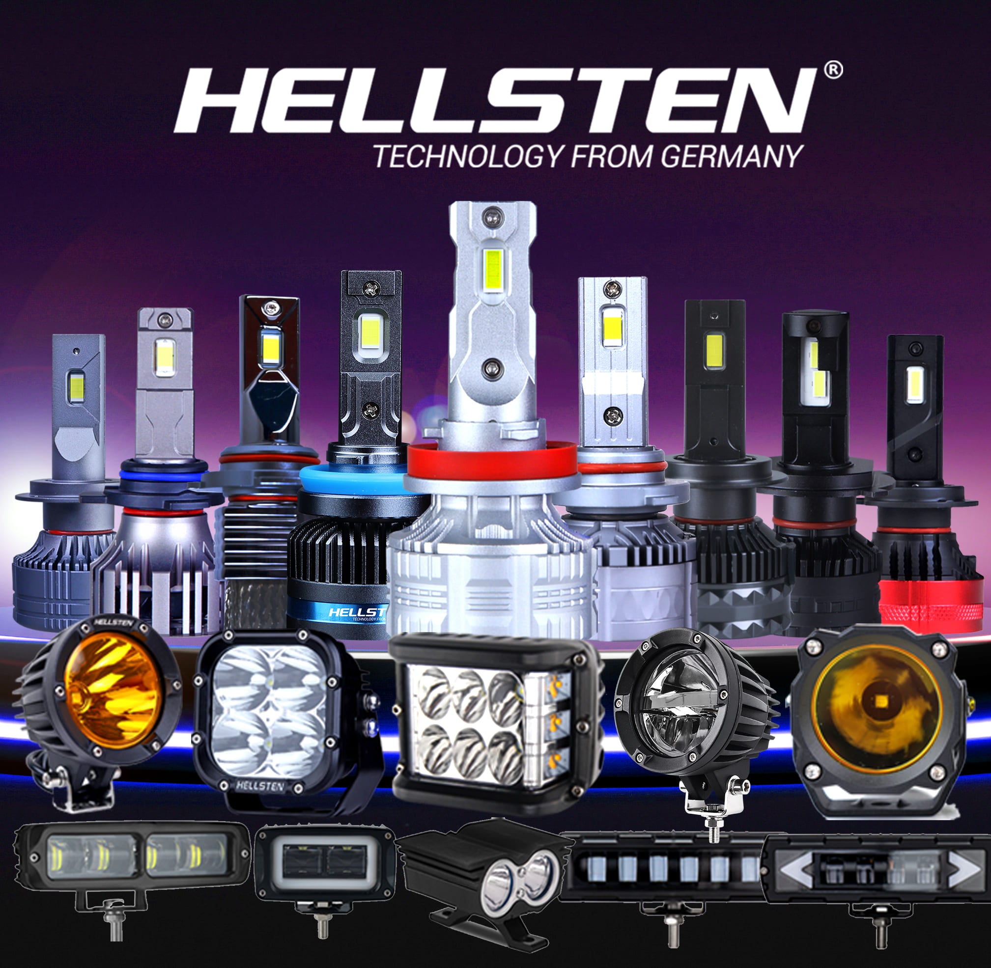 Hellsten LED/Motor Lights